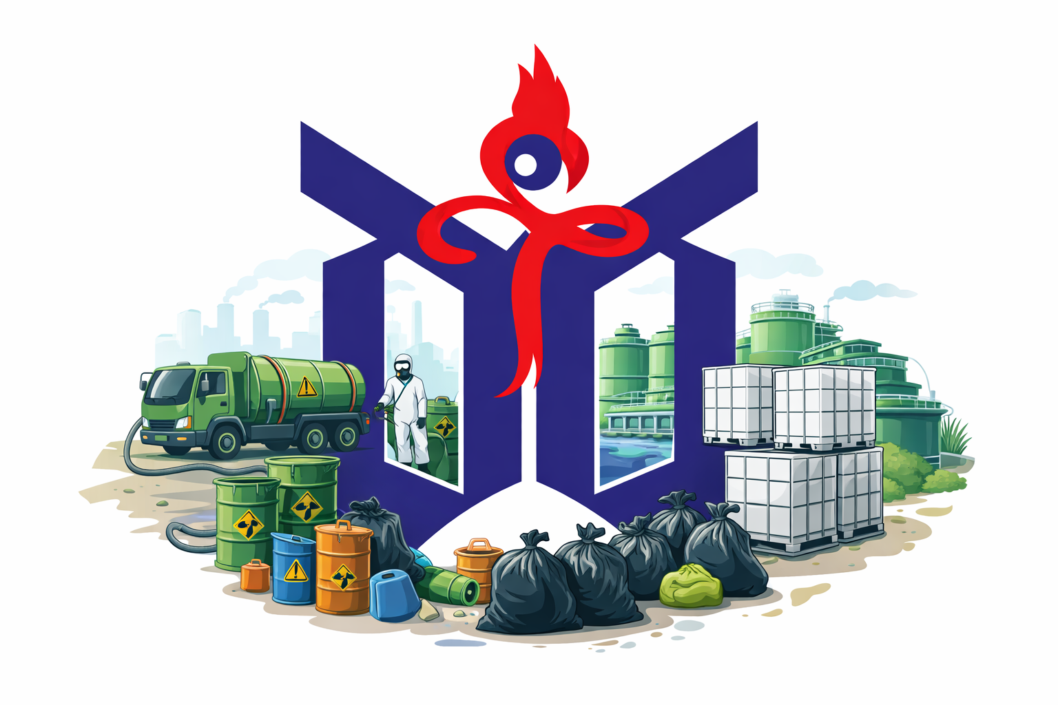 Kegiatan pengelolaan limbah PT Dwi Damar Tirta